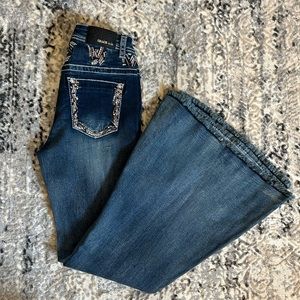 Grace in LA high waist bell bottom jeans size 28x36